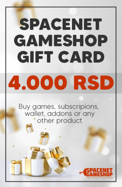 SpaceNET Gameshop Gift Card 4000 RSD